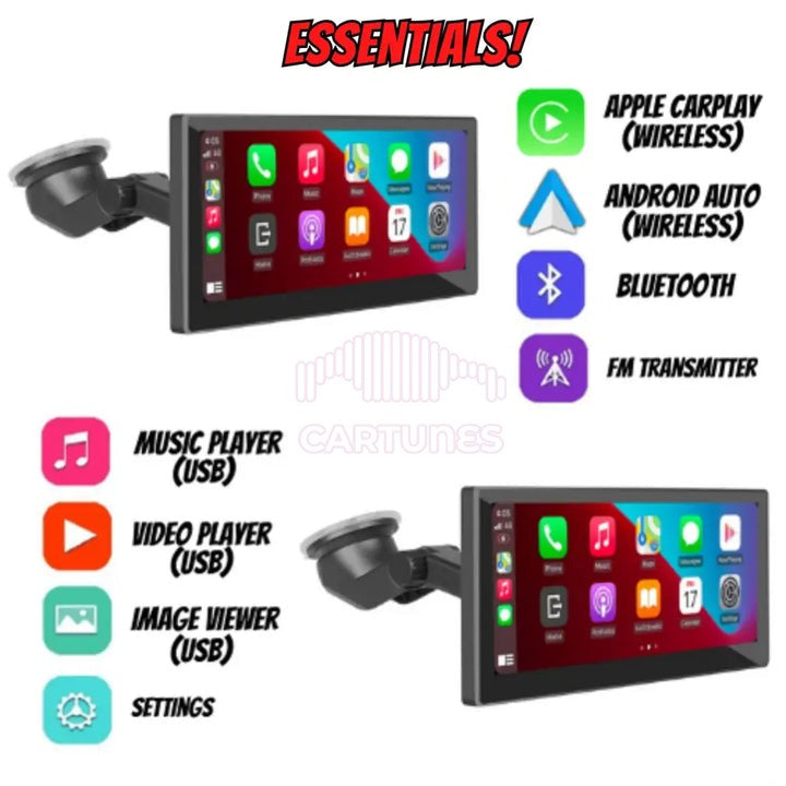 Portable Standalone Wireless Apple CarPlay & Wireless Android Auto