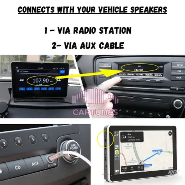 Portable Standalone Wireless Apple CarPlay & Wireless Android Auto